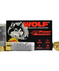 Wolf 12 Gauge 2-3/4″ 9-Pellet, 15 Rounds WOL1200B120-8